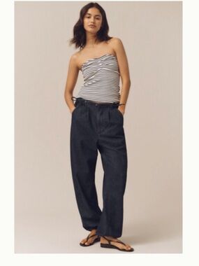 PILCRO MID-RISE PULL-ON JOGGER JEANS worn once EUC